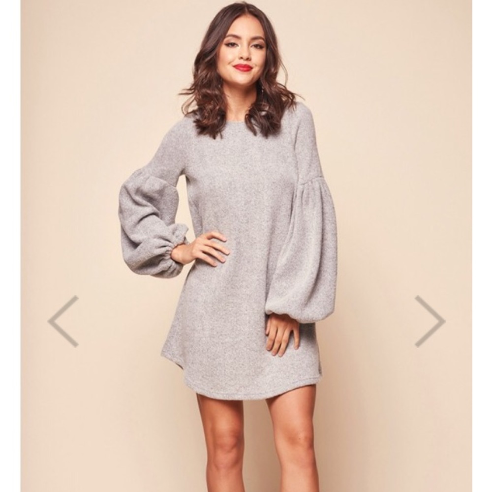 Puff Sleeve Dress size L